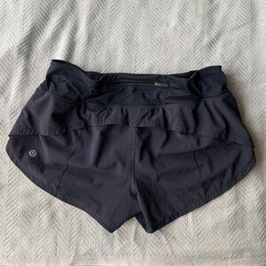 Lululemon Speed Up Low-Rise Lined Short 2.5" Black